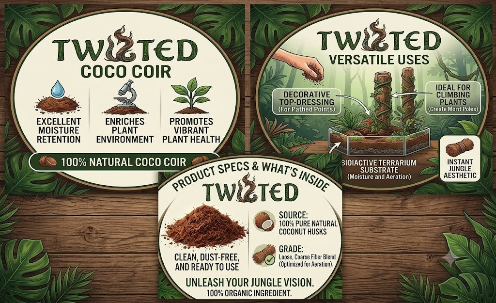 Twizted Premium Coconut Coir Substrate