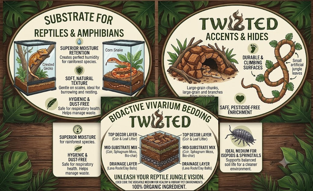 Twizted Premium Coconut Coir Substrate