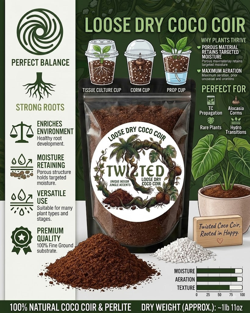 Twizted Premium Coconut Coir Substrate