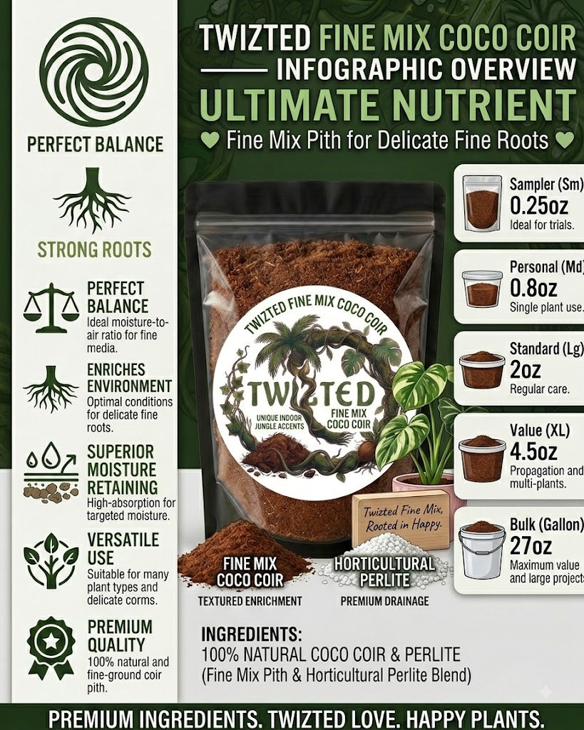 Twizted Premium Coconut Coir Substrate