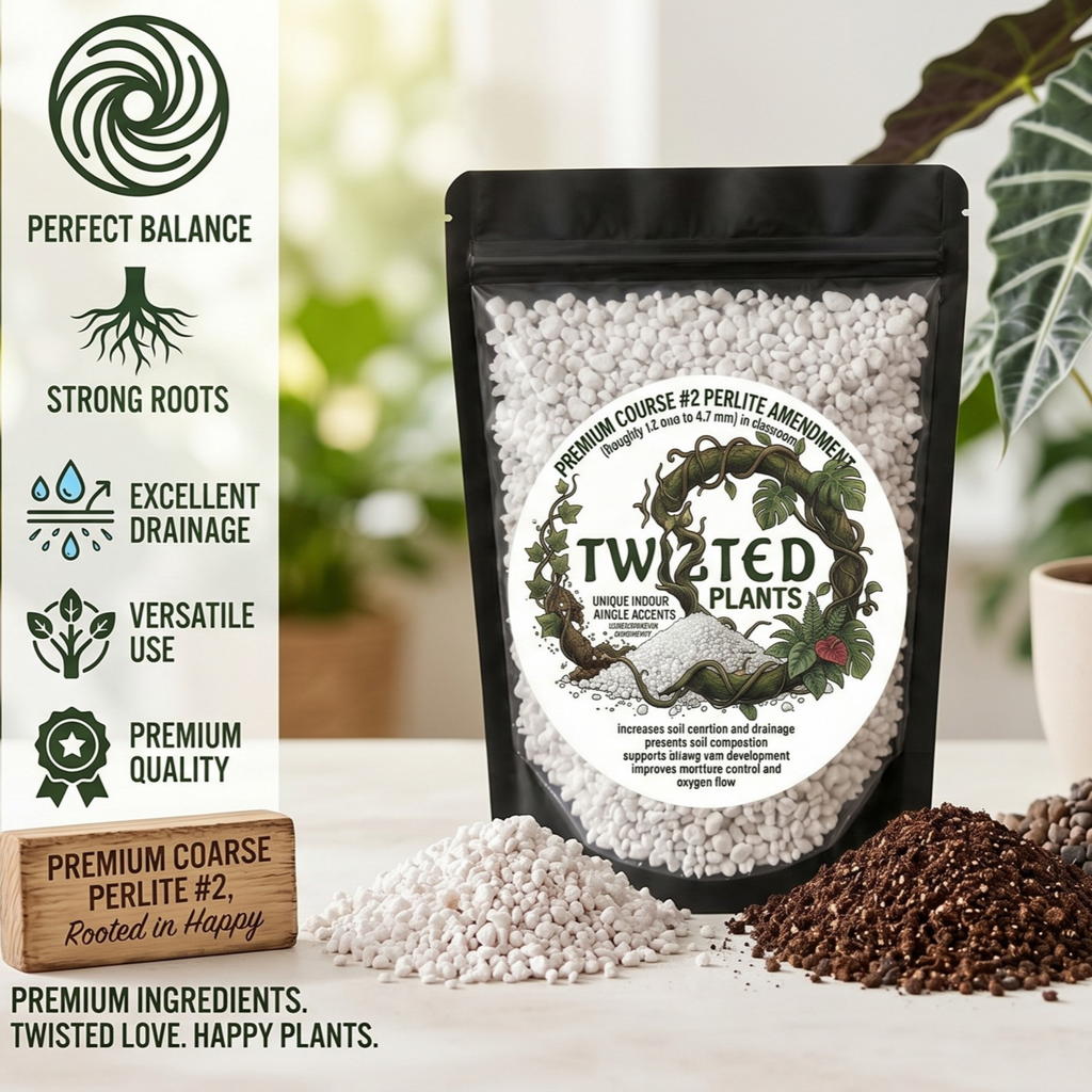 Twizted Premium Coarse #2 Perlite – Chunky Soil Amendment for Drainage & Aeration