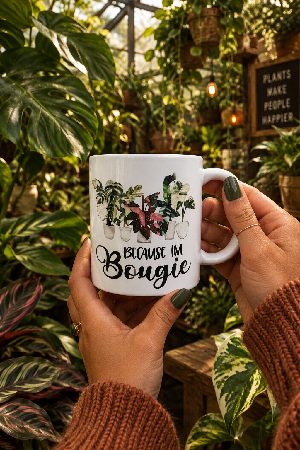 Bougie mug lifestyle