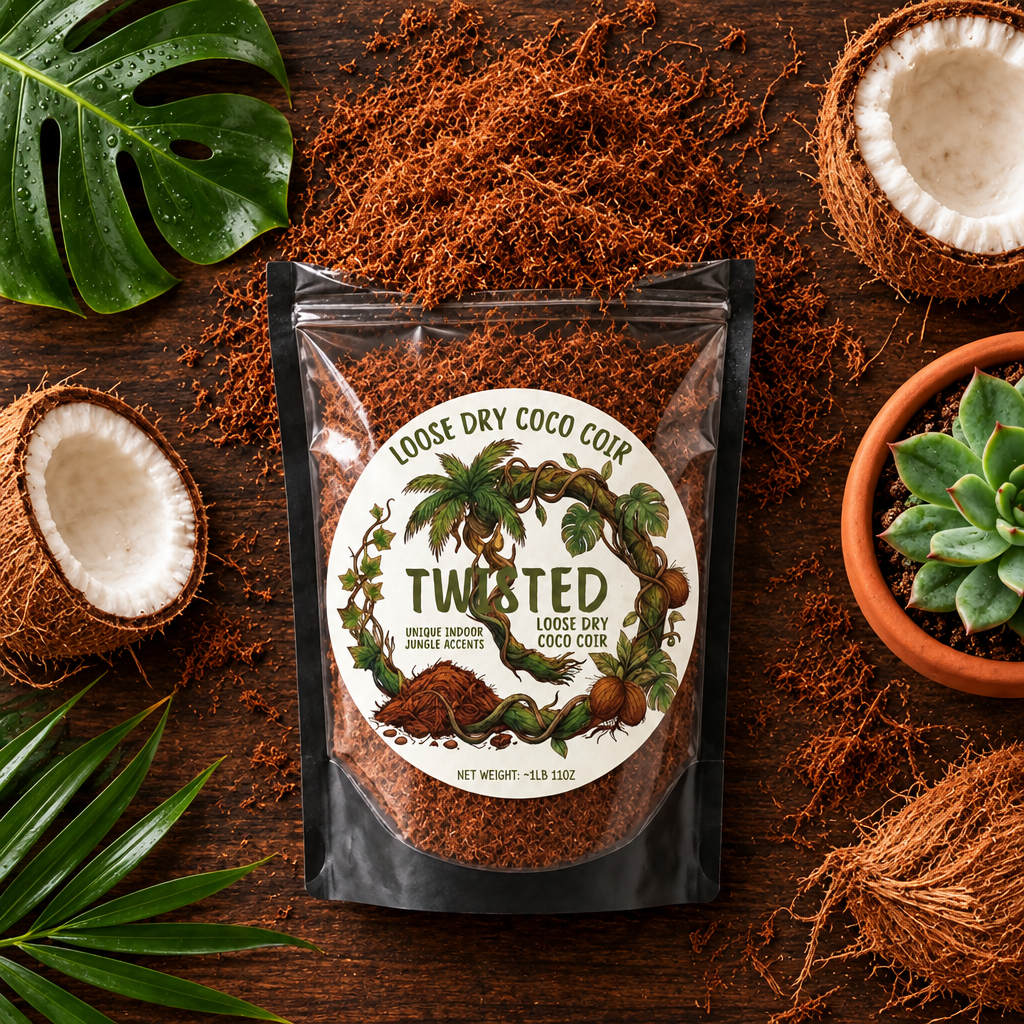 Coco Coir — Tropical Flat-lay