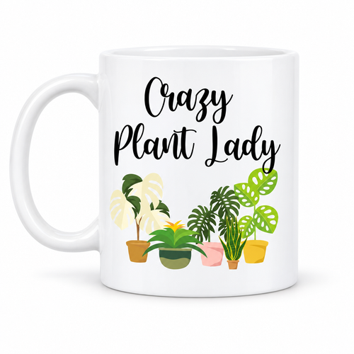 Crazy Plant Lady — White Background