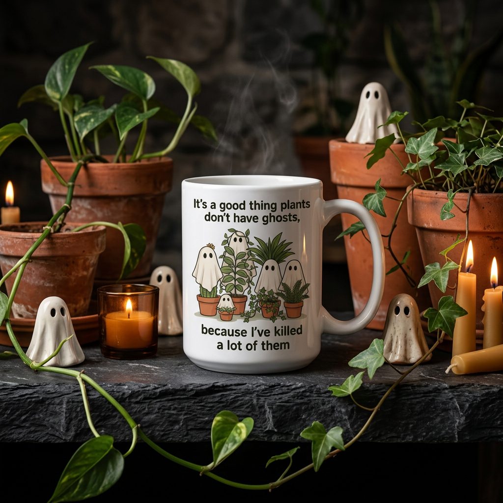 Ghost Plants Mug - Moody Styled