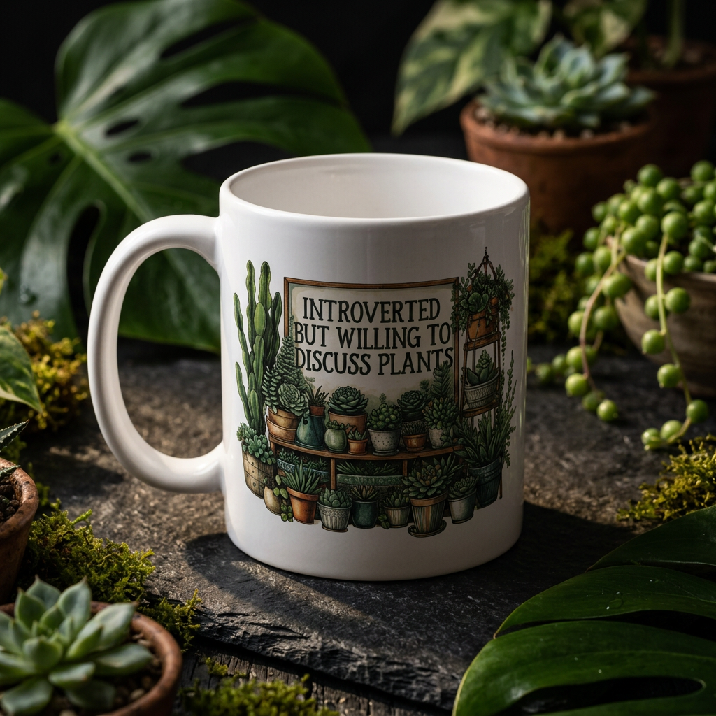 Introverted But Willing to Discuss Plants - Close Up Lifestyle