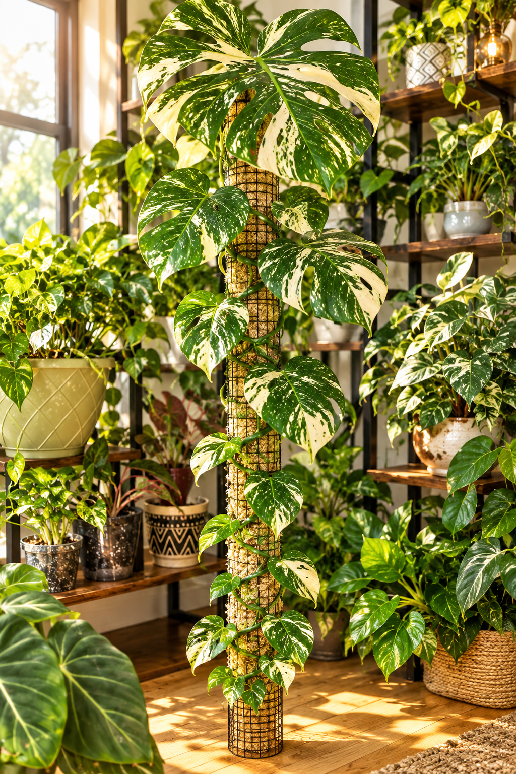 Mesh Moss Pole — Jungle Shelfie