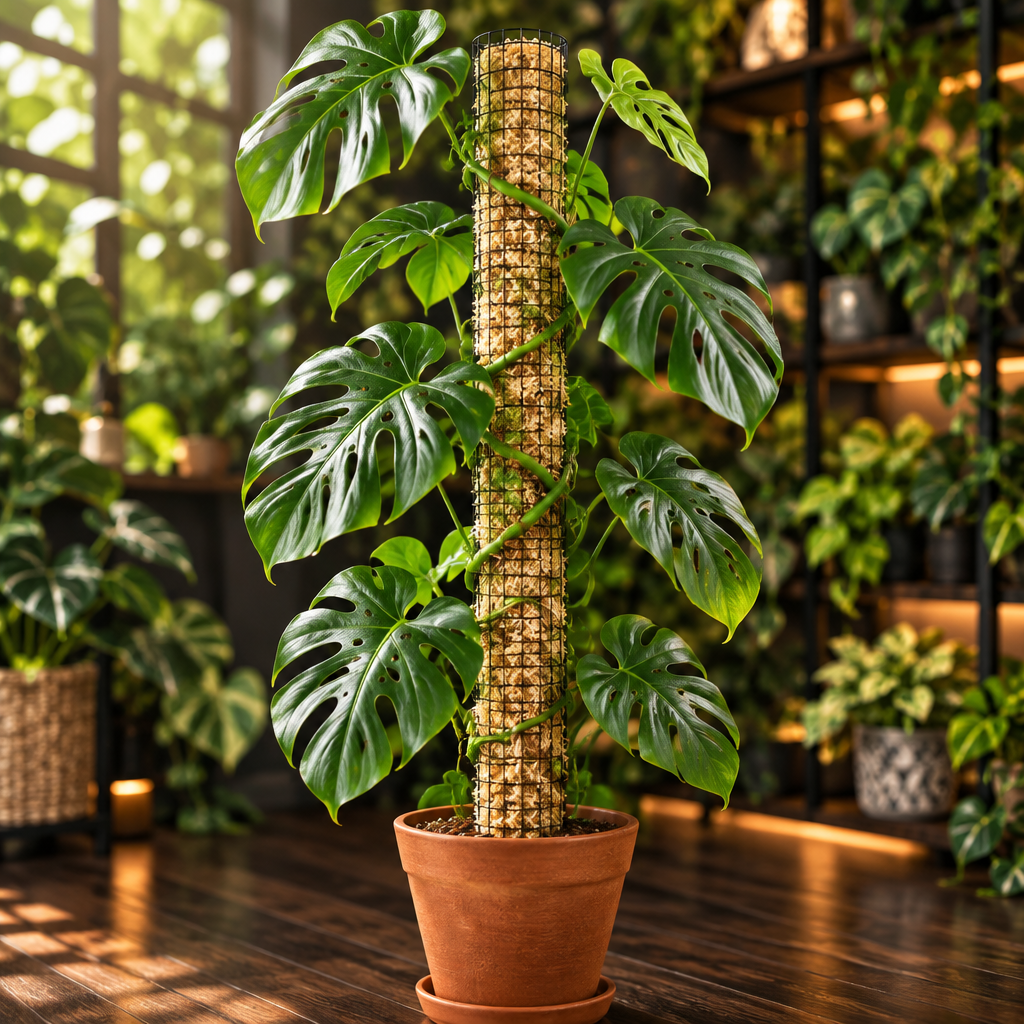 Mesh Moss Pole — Monstera Climbing