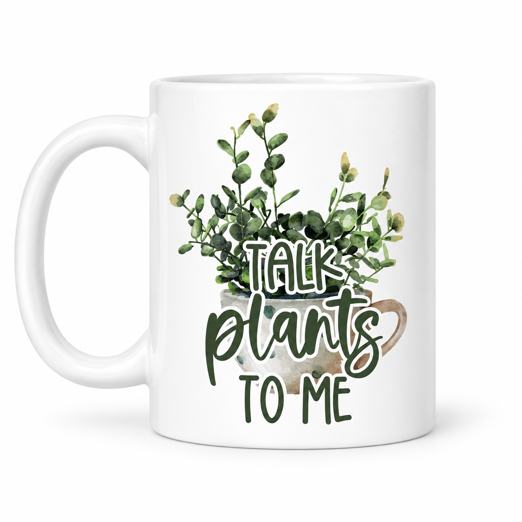 Talk Plants To Me — White Background
