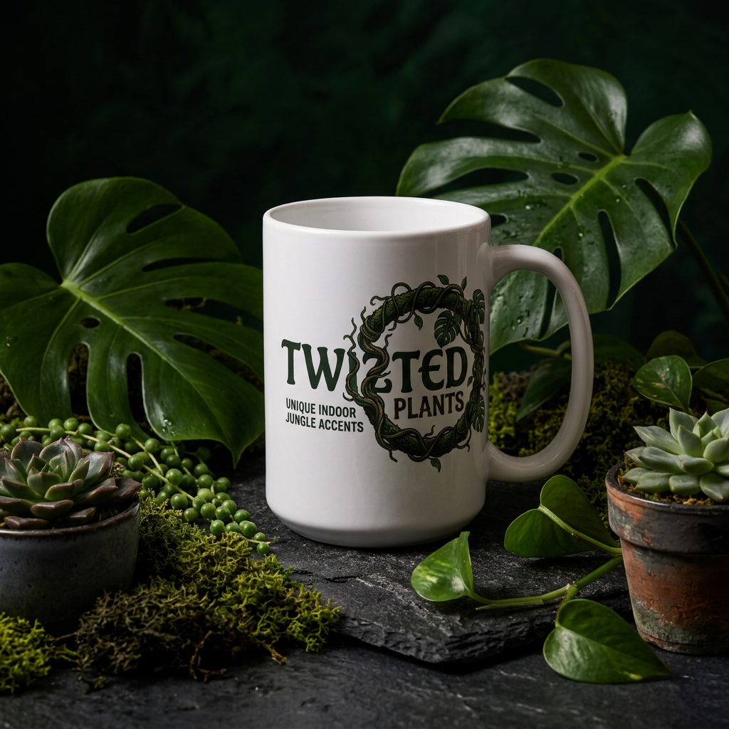 TWIZTED PLANTS Logo Mug - Moody Lifestyle